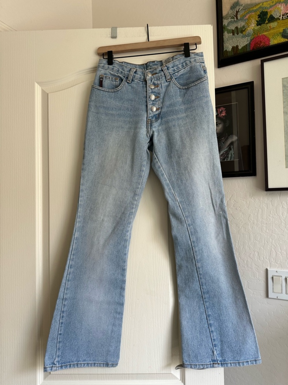 Vintage Just USA 🇺🇸 Low Ride Flare Jeans. Size: 9. Excellent Vintage Condition